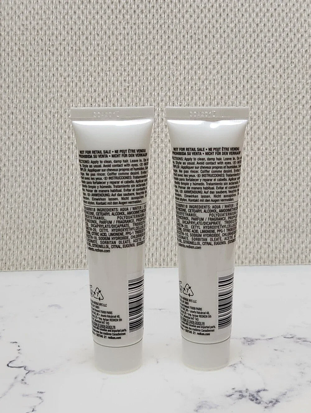 2 Redken Acidic Bonding Concentrate 5% Travel Size 1 oz New